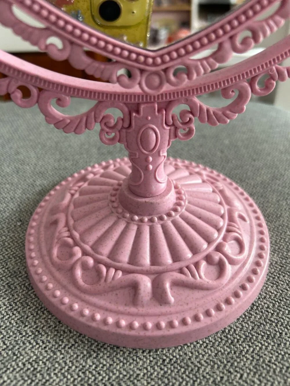 Pink Heart Mirror